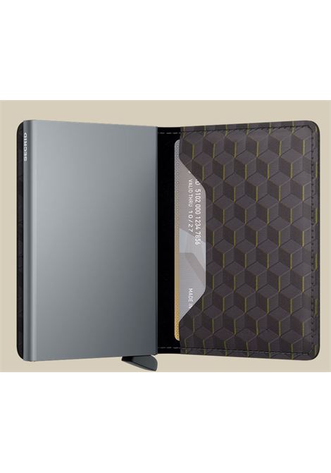 slimwallet optical grey-yellow SECRID | SOP-OPTICALGREY YELLOW
